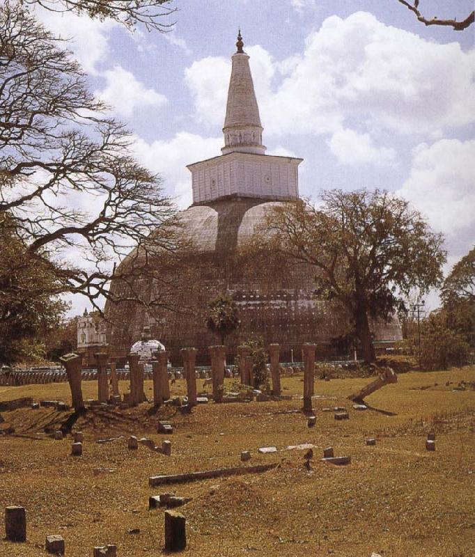 unknow artist Mahathupa Ruvvanveliseya-dagaba, Anuradhapura oil painting image